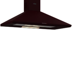 BRITANNIA Brioso K24090B Chimney Cooker Hood - Matte Burgundy
